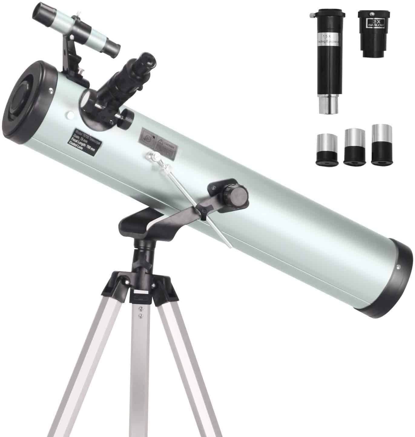 Yufee Science Telescope for Kids Beginners,Starscope Monocular Tripod 3 Eyepieces Portable for Children,Astronomical Telescope for Astronomy Beginners Birthday 2021 Gifts 