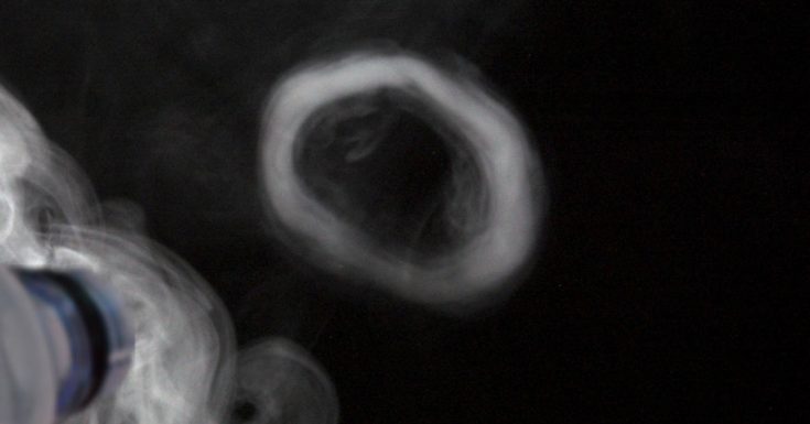Air Canon Smoke Bubble Science Experiment
