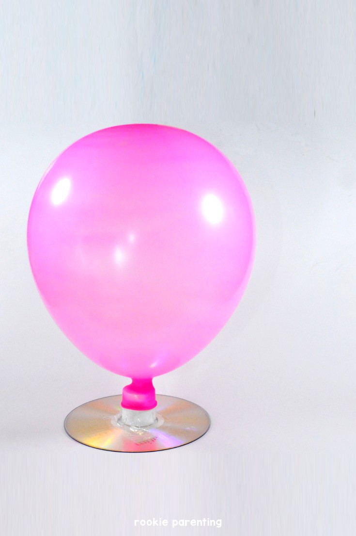 Balloon Hovercraft Science Experiment