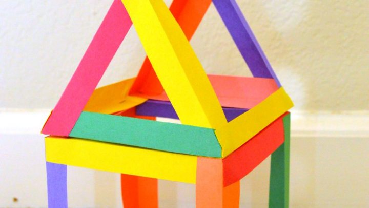 How To Make 3d Shapes Out Of Paper For Kids
